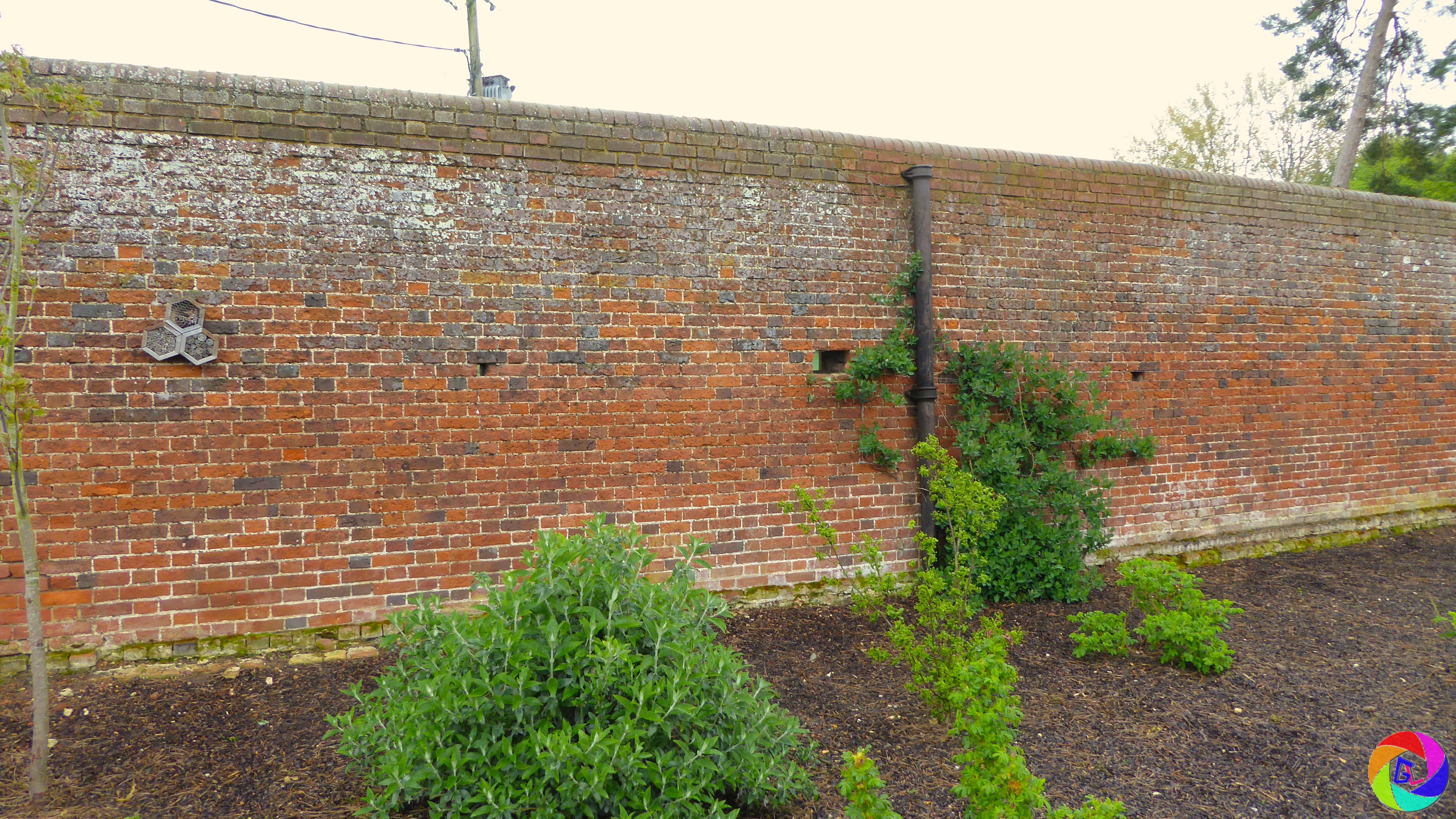 Walled garden prepared for military defence